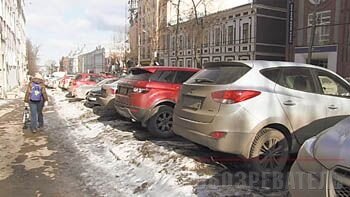 Первые платные парковки планируются на территории между улицами Попова, Пушкина, Островского и Окулова